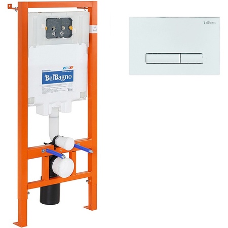Комплект унитаза с инсталляцией BelBagno BB3103CHR/SC/BB002-80/BB018-GV-BIANCO