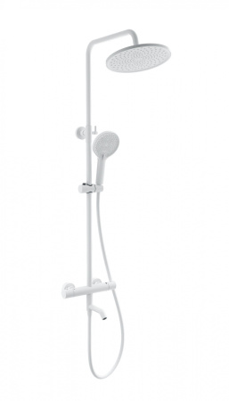 Душевая система с термостатом WONZON & WOGHAND INN 3, белый матовый WW-B3065-T1-MW