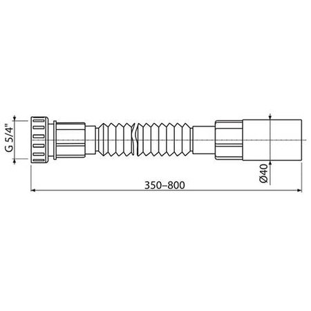 Гибкое соединение AlcaPlast A73