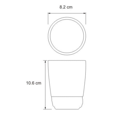Стакан для зубных щеток WasserKRAFT ISEN 2128