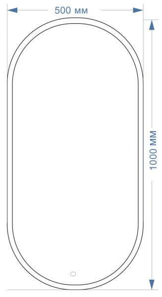 Зеркало (50х96) Silver Mirrors Виола LED-00002430