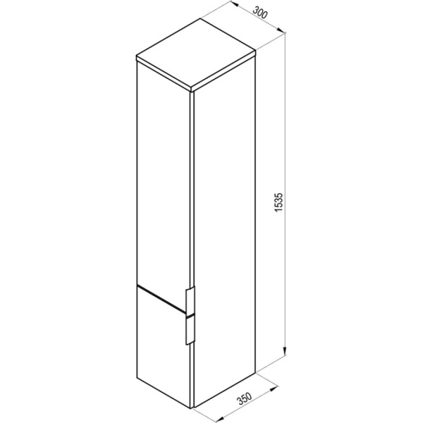 Пенал Ravak SB Rosa II 350 X000001496