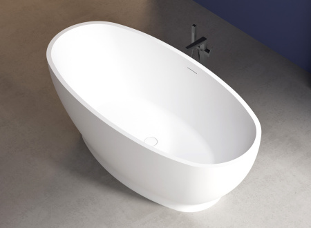 Акриловая ванна (165х80) ABBER AB9207 без гидромассажа, белый