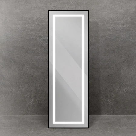 Зеркало (55х170) BelBagno Kraft SPC-KRAFT-555-1700-TCH-PIA-NERO с подсветкой