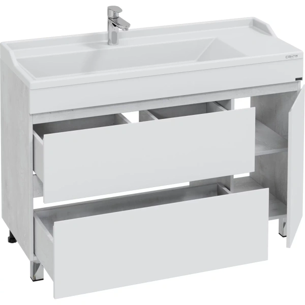 Тумба под раковину СаНта  Марс 120 700422 без раковины, светлый