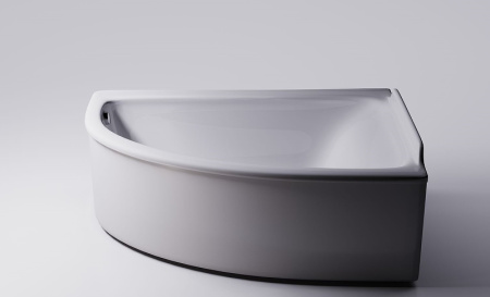 Ванна из искусственного камня Астра-Форм Анастасия правая (182х125) 01010064 белый матовый