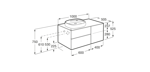 Тумба под раковину Roca Beyond 851396806