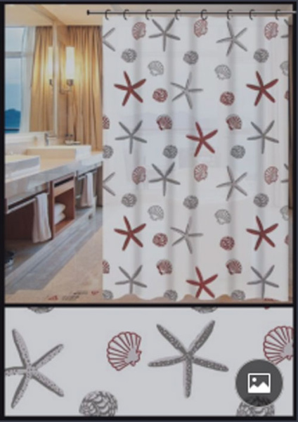 Штора для ванной FASHUN A8810