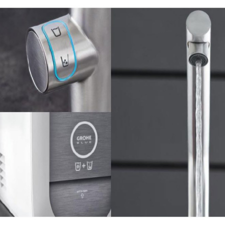 Смеситель для кухни GROHE Blue Home 31454 000 (31454000) хром