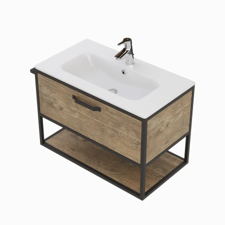 Тумба под раковину Aquaton Лофт Фабрик 80 1A242401LTDY0