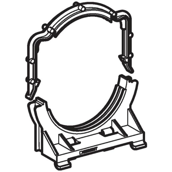 Хомут Geberit для фанового отвода для унитаза 242.012.00.1