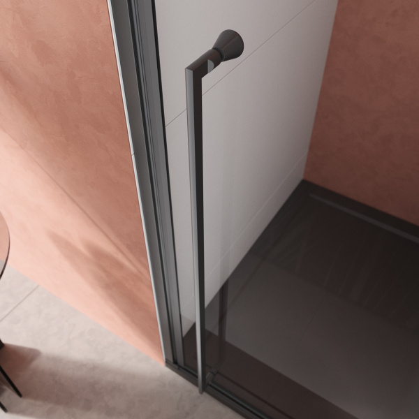 Душевая дверь (90х195) CEZARES LINER LINER-B-12-90-C-NERO-L