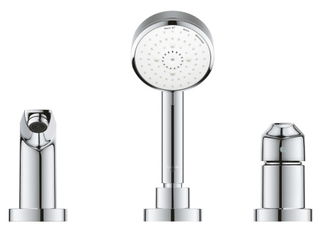 Смеситель на борт ванны Grohe BauEdge New 25117 10A (2511710A) хром