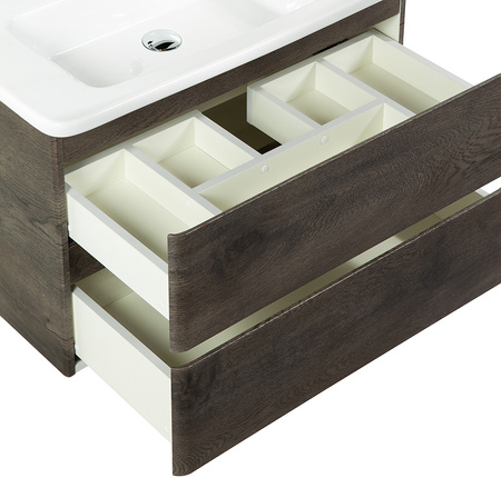 База под раковину BelBagno ALBANO-CER-800-2C-SO-RNG подвесная Robere Nature Grigio