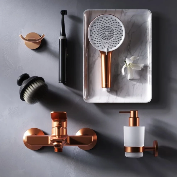 Смеситель для ванны Am.Pm X-Joy F85A10044 бронза