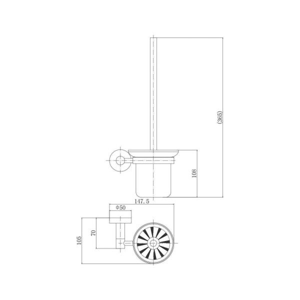 Туалетный ершик FASHUN A51510