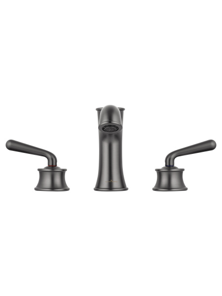 Смеситель для раковины на 3 отверстия WONZON & WOGHAND STEAM, темный графит WW-88159008-BGM Смеситель для раковины на 3 отверстия WONZON & WOGHAND STEAM, темный графит WW-88159008-BGM