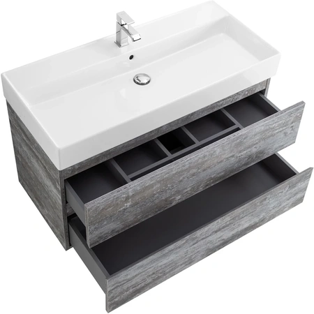 Тумба под раковину Cezares MOLVENO 46-80-2C-SO-LG Legno Grigio
