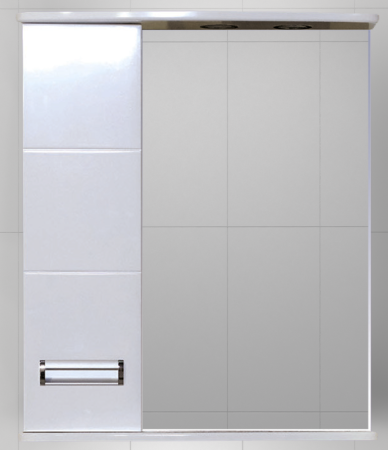 Зеркало-шкаф (61х72) Misty Селена 60 левый П-Сел02060-01Л