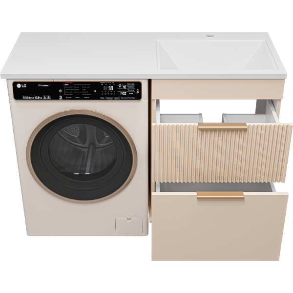 Тумба с раковиной под стиральную машину Brevita Enfida УТ000016091