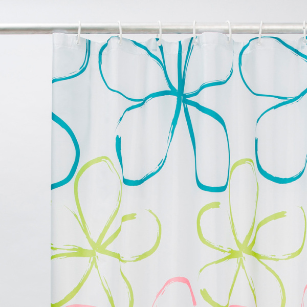 Штора для ванной комнаты IDDIS Basic B18P218i11, разноцветный