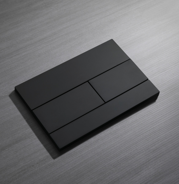 Кнопка смыва для инсталляции механическая WONZON & WOGHAND, черный матовый WW-IB235-MB