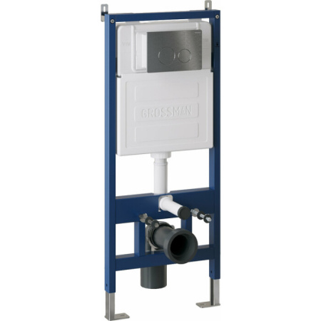 Инсталляция для подвесного унитаза 4 в 1 Grossman  Style 97.05.42M графит сатин