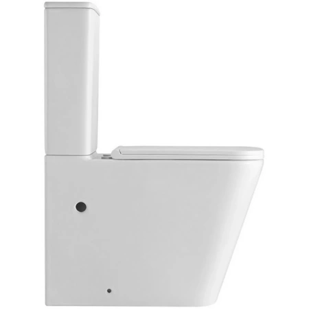 Унитаз ABBER Rechteck AC1210T компакт белый, безободковый торнадо