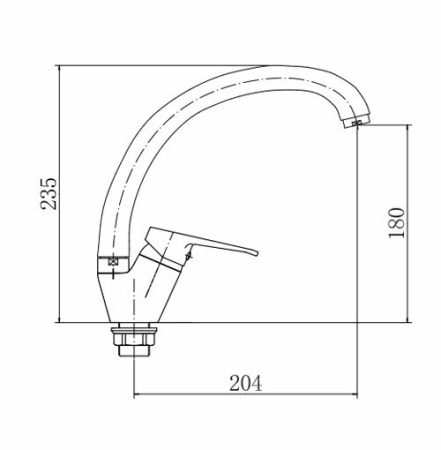 Смеситель для кухни FASHUN A4113-2