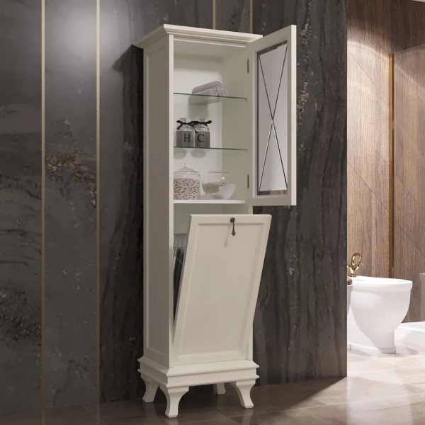 Пенал Opadiris Борджи, цвет слоновая кость, правый Z0000012565