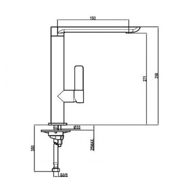 Смеситель для кухни Teka Formentera FOR915 62915020W (белый)