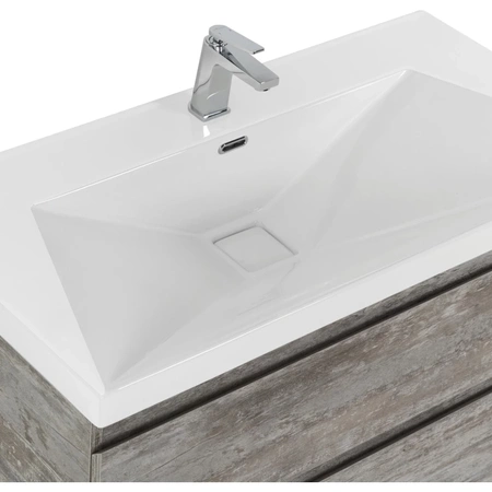 Тумба под раковину Cezares MOLVENO-80-2C-SO-LG Legno Grigio