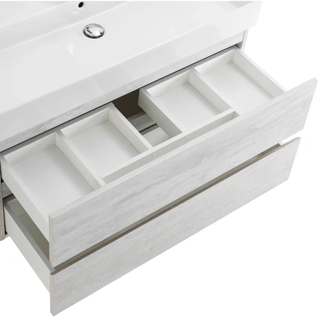 Тумба под раковину Cezares MOLVENO 46-80-2C-SO-LB Legno Bianco