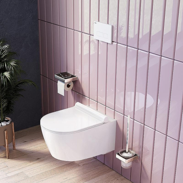 Комплект унитаза с инсталляцией Am.Pm Jupiter IS110338.DX77C1700 с сиденье микролифт, кнопка черный матовый