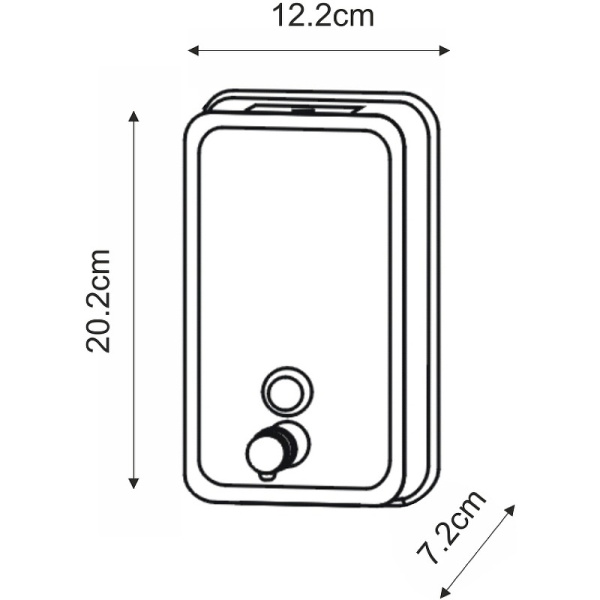 Диспенсер жидкого мыла WasserKRAFT K-10099