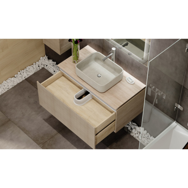 Тумба под раковину Jorno Karat 100  Kar.01.100/P/BuL