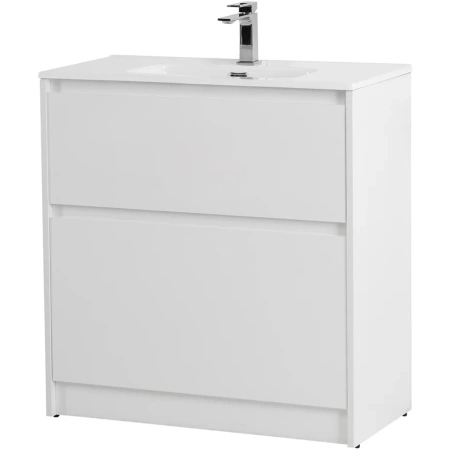 Тумба под раковину BelBagno Kraft 80 KRAFT39-800/390-2C-PIA-BO Bianco Opaco