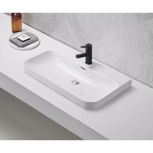 Раковина встраиваемая сверху (81х46,5) Gid 9580s