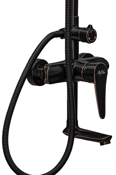 Душевая система с изливом ПСМ-Профсан Steel PSM-301-8