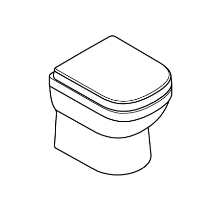 Напольный приставной безободковый унитаз Grohe Euro Ceramic (микролифт), 39555 000 (39555000)