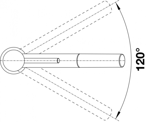 Смеситель для кухни Blanco Kano-S (кофе/хром) 525043