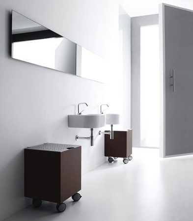 Раковина подвесная (50х40) Kerasan Flo 314101*1 белый