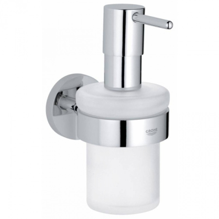 Дозатор жидкого мыла с держателем Grohe Essentials 40448 001 (40448001) хром