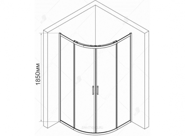 Душевой уголок RGW CL-53 06095388-11