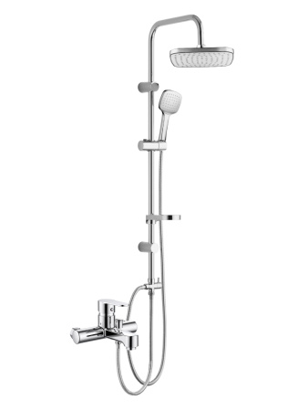Душевая система с полимерным смесителем для ванны OneLife P07-844cr хром