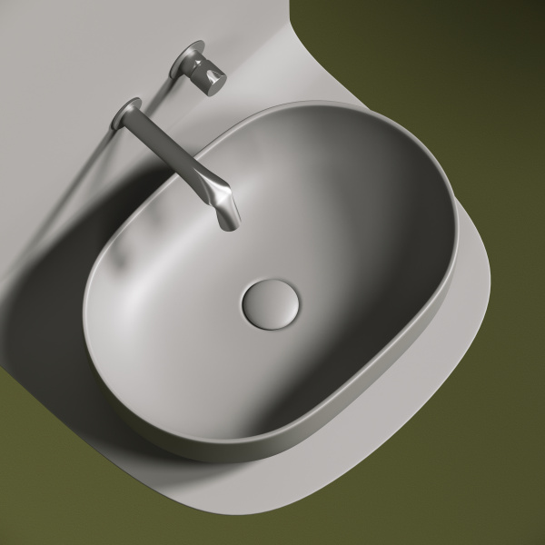 Раковина накладная (60х41,5) Ceramica Nova ELEMENT CN6047MH