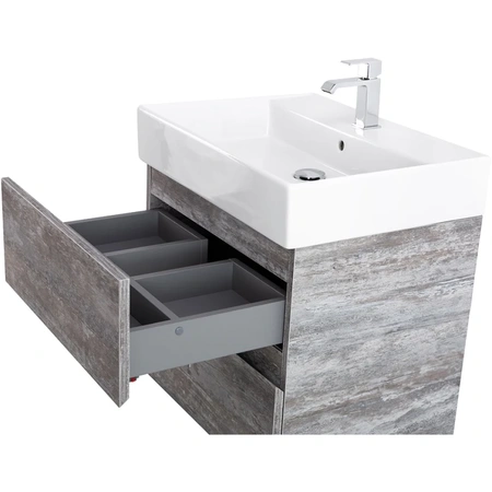 Тумба под раковину Cezares MOLVENO 46-60-2C-SO-LG Legno Grigio