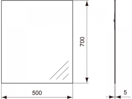 Зеркало Ideal Standard Connect N1404BH