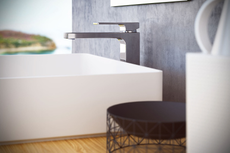 Смеситель для раковины высокий Teka Soller 853111250  хром