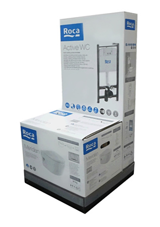 Комплект унитаз с инсталляцией Roca Meridian-N Compact 893104110